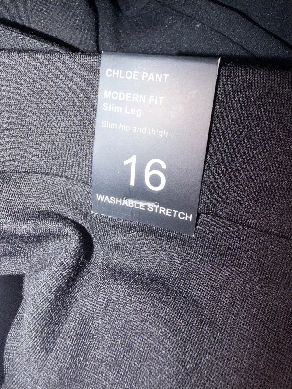 Amanda & Chelsea Black Chloe Straight Leg Pants